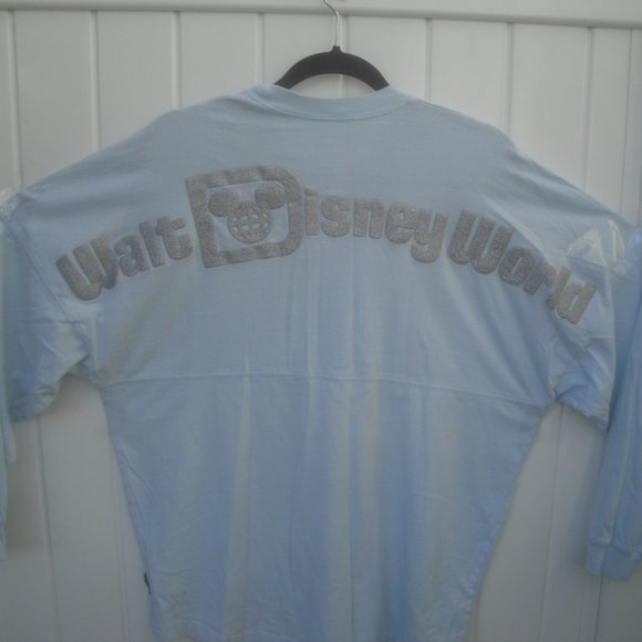 Walt Disney World Cinderella Slipper Disney World Spirit Jersey Pale Blue Small - Picture 5 of 6